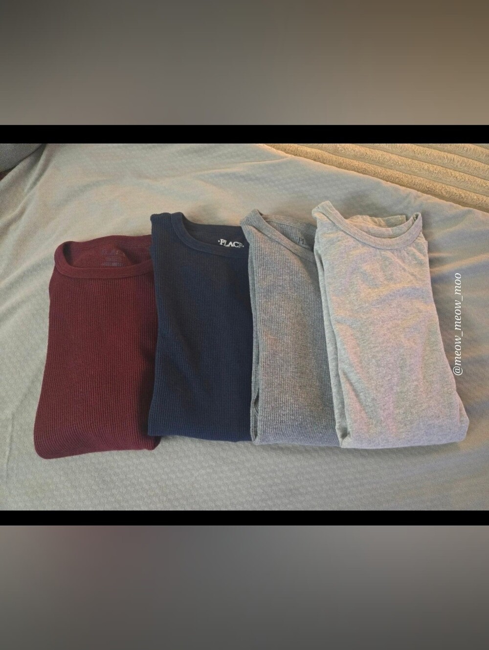 4pc The Children's Place Boys XXL 16 Long Sleeve Shirts Ribbed Smooth Lot